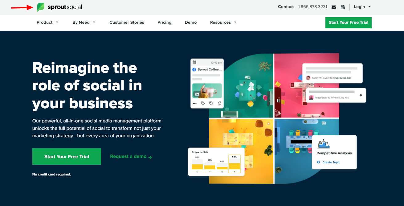 سایت sproutsocial.com آنالیز پیج اینستاگرام