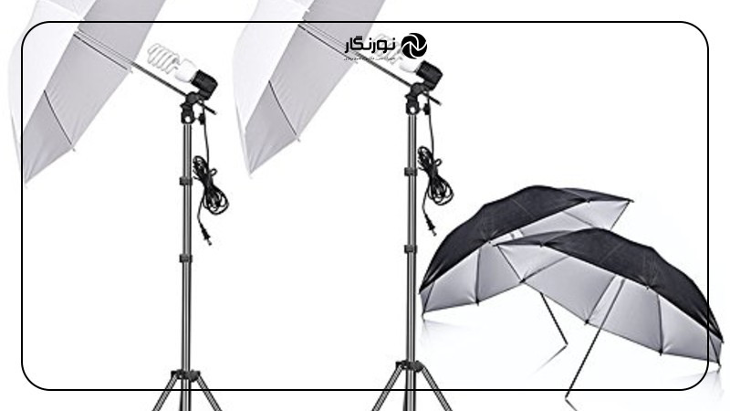 تفاوت چتر دیفیوزر و رفلکتور در عکاسی: راهنمای جامع