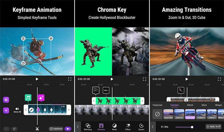 اپلیکیشن تولید محتوا در اینستاگرام – Motion Ninja
