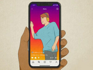 نمونهای از ریلز اینستاگرامی